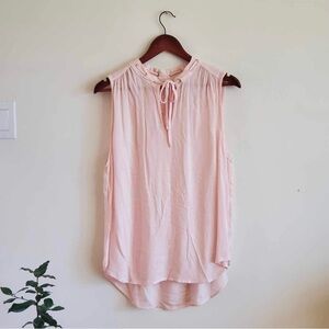 Bella Dahl Sleeveless V-Neck Top L